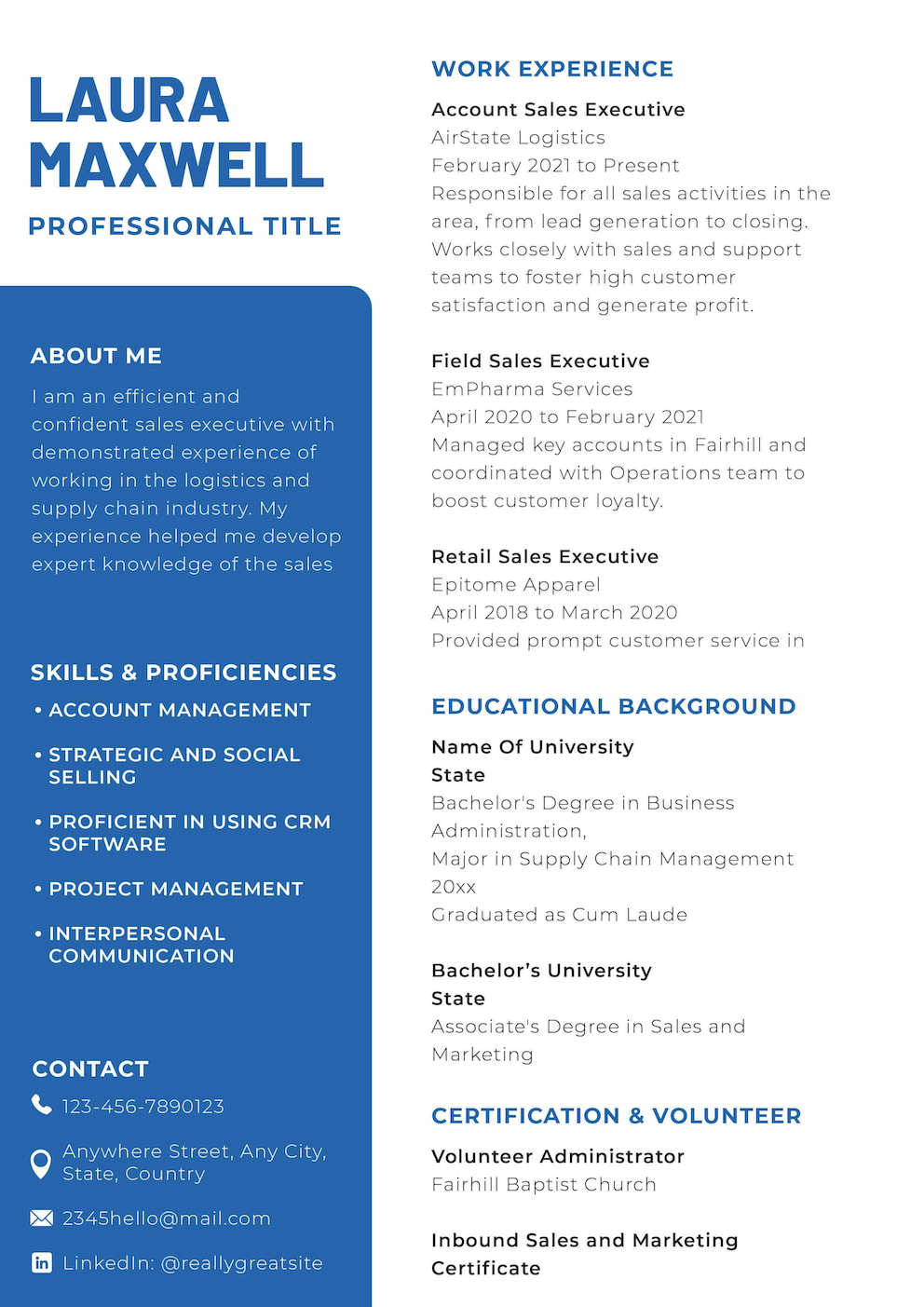 Job-winning resume templates for 2024 | Professional Resume Maker ...